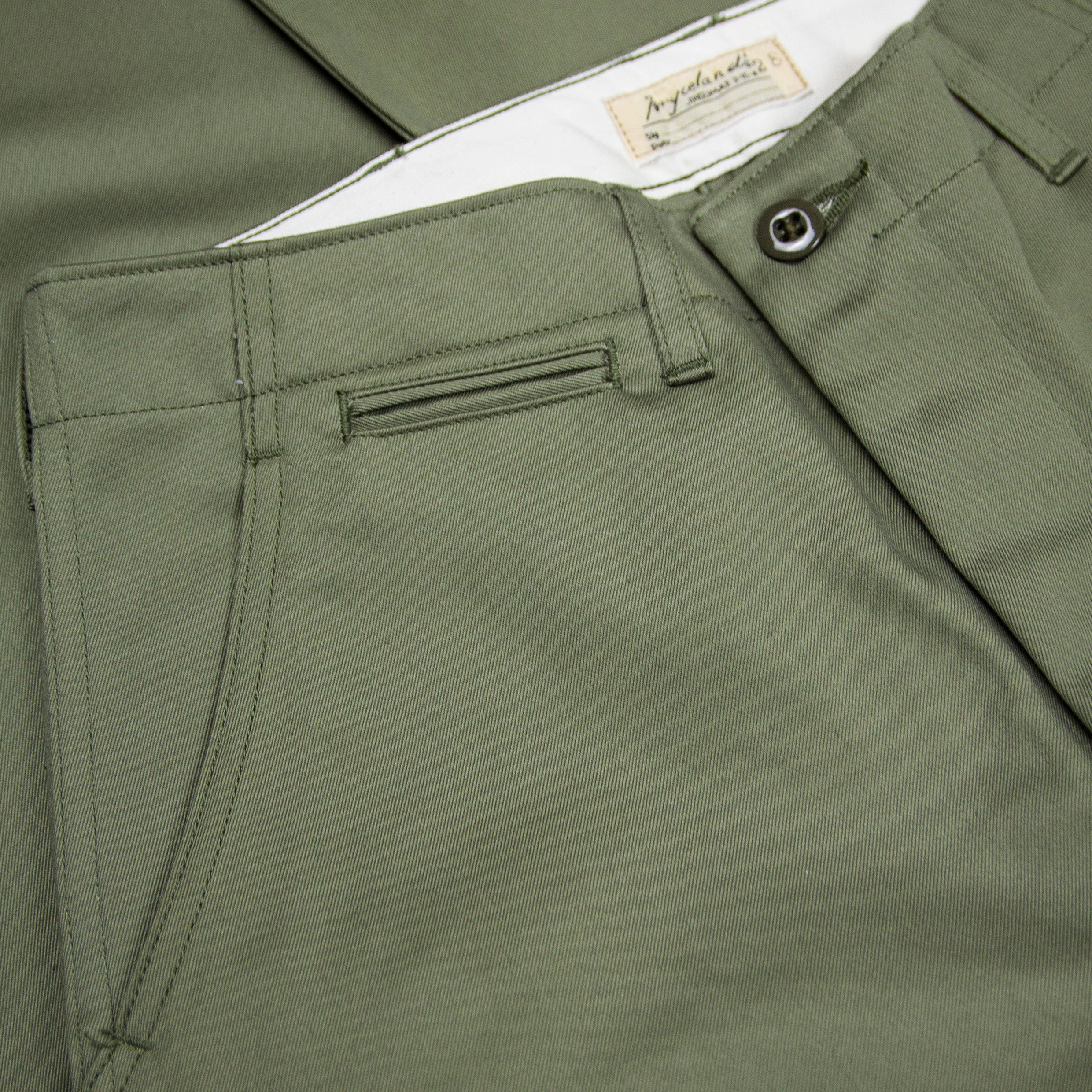 Army Chinos Olive | Bryceland's & Co.