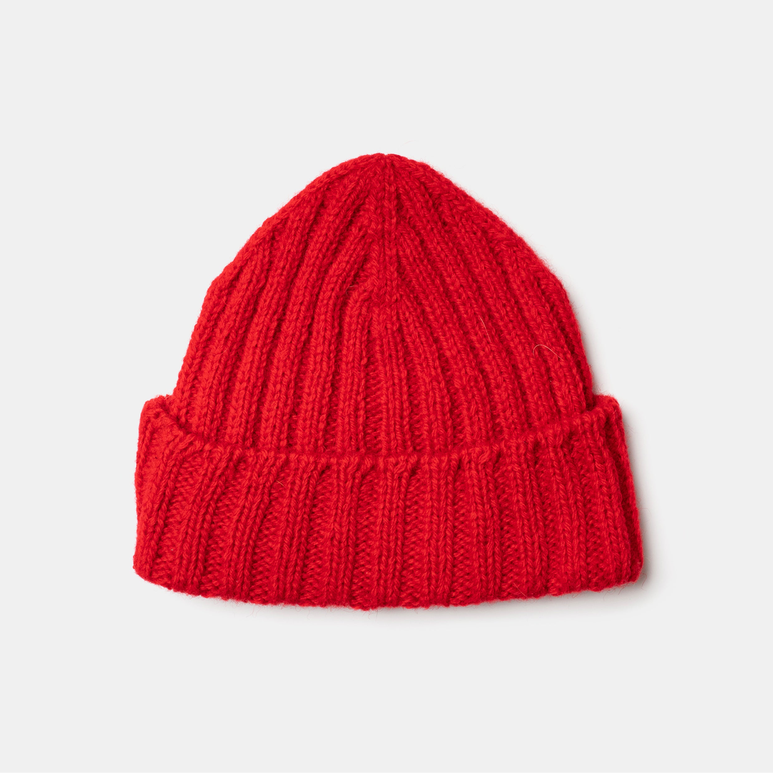 Bryceland's Watch Cap Rib Stitch レッド beanie-red-01_27601baf-9cd6-