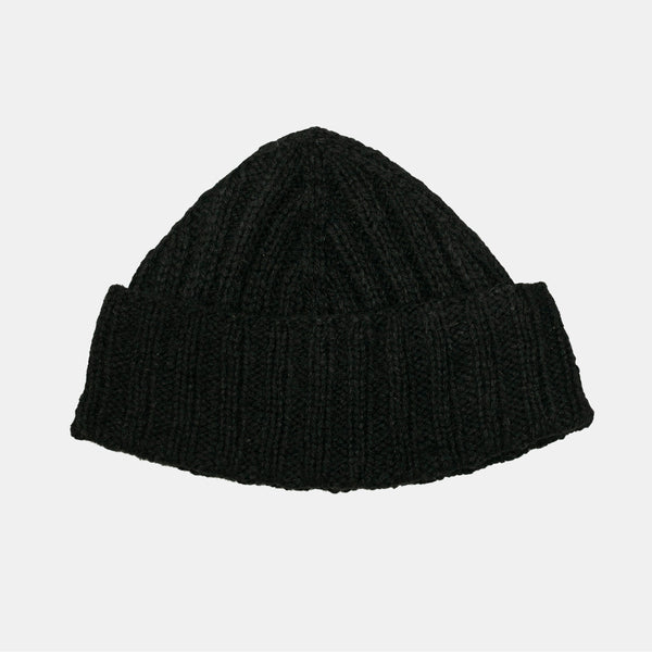 Watch Cap Rib Stitch Black – Bryceland's