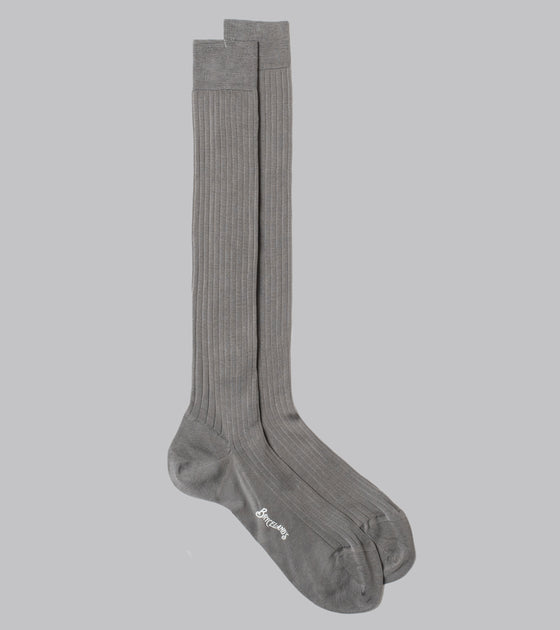 Bryceland's Cotton Socks Light Grey
