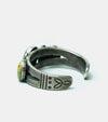Red Rabbit Three-Stone Turquoise Cuff