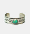 Red Rabbit Triangle Turquoise Cuff