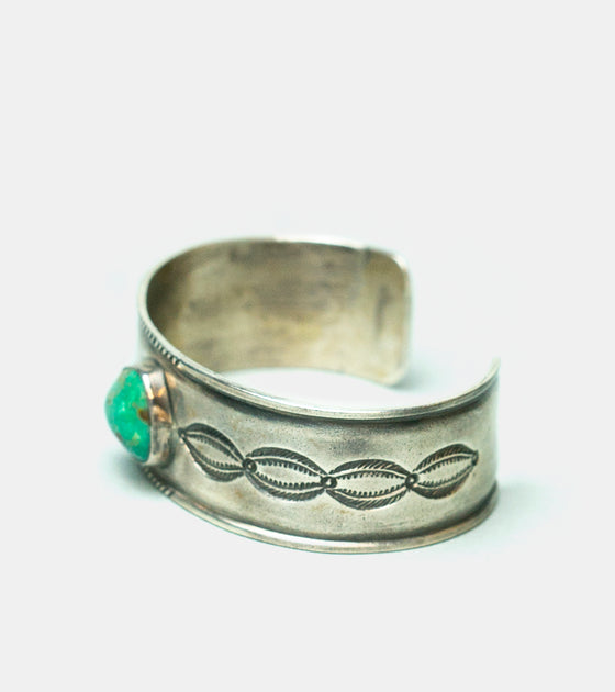Red Rabbit Triangle Turquoise Cuff