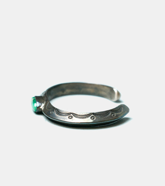 Red Rabbit Oval Turquoise Cuff