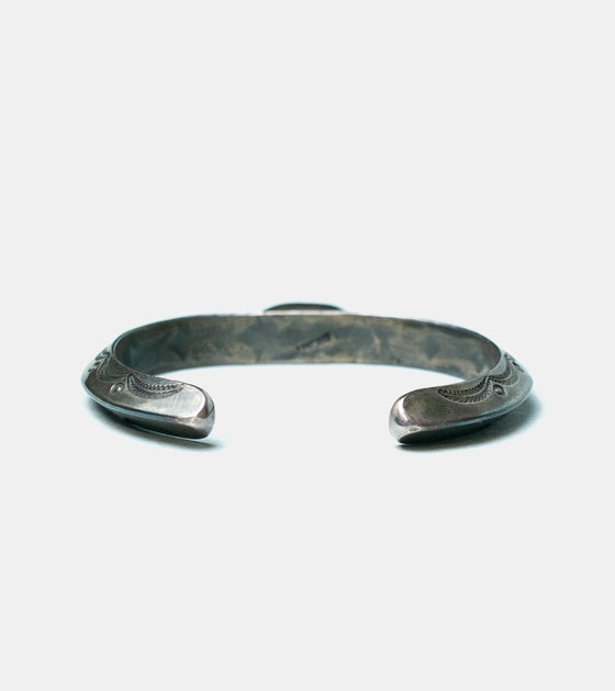 Red Rabbit Oval Turquoise Cuff
