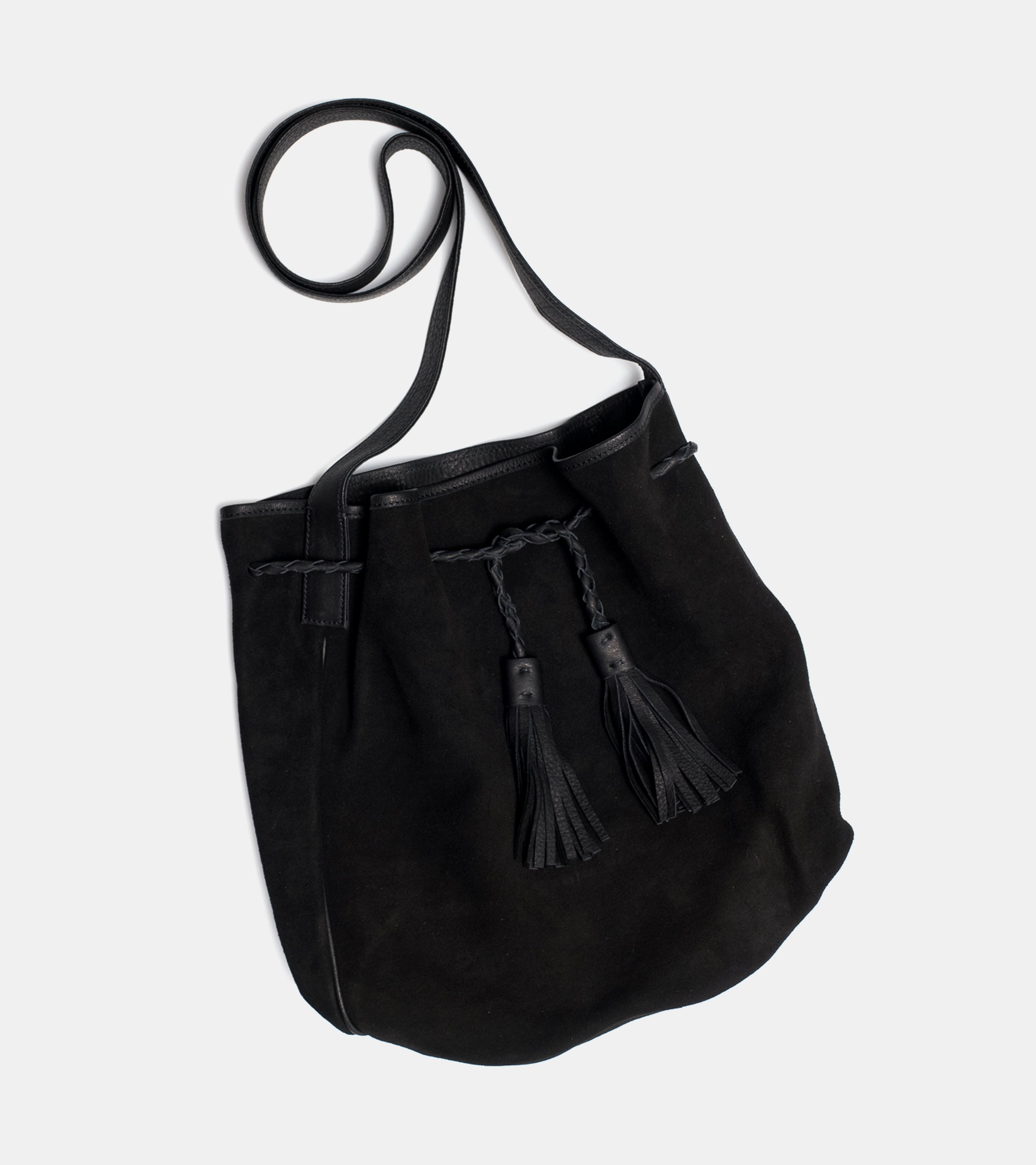Deerskin Crossbody Bag Black – Bryceland's