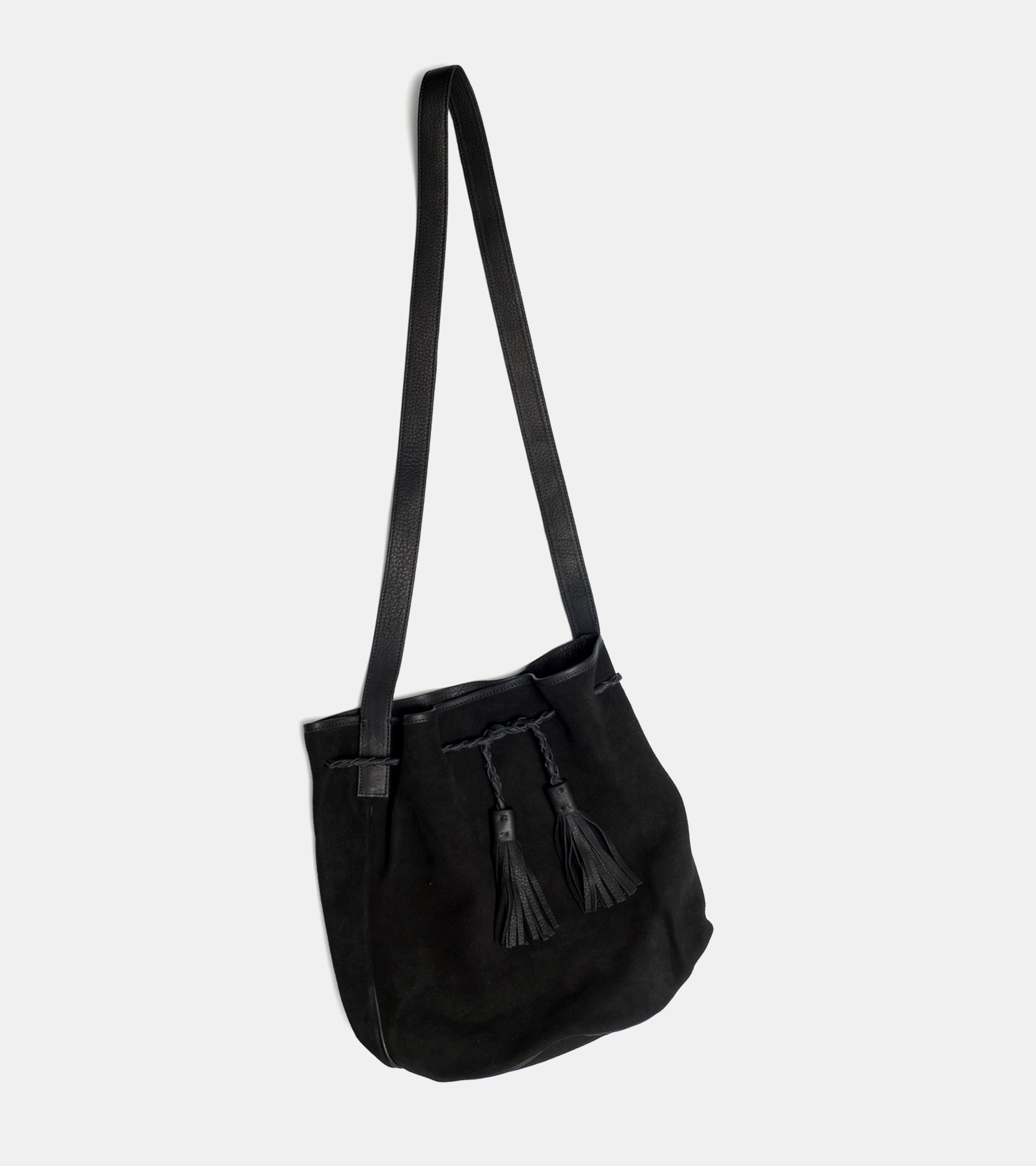 Deerskin Crossbody Bag Black – Bryceland's