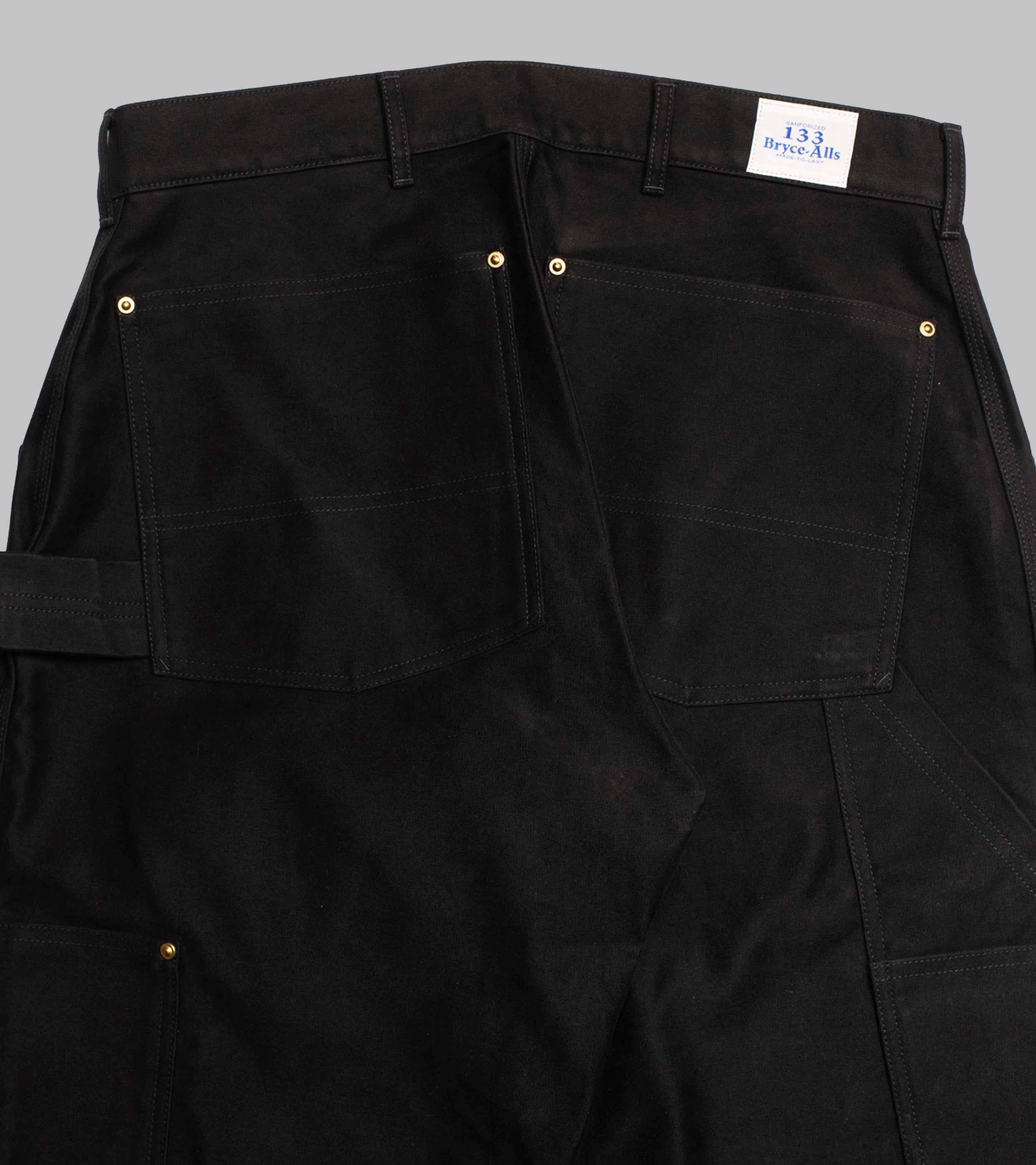 Double Knee Pants Moleskin Black – Bryceland's HK