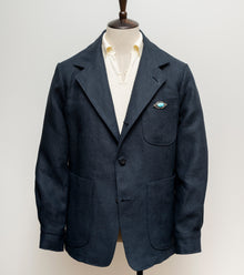 Bryceland's Easy Jacket Blue Linen