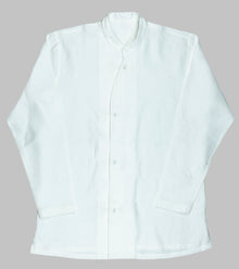  Bryceland's Frogged Button Shirt White