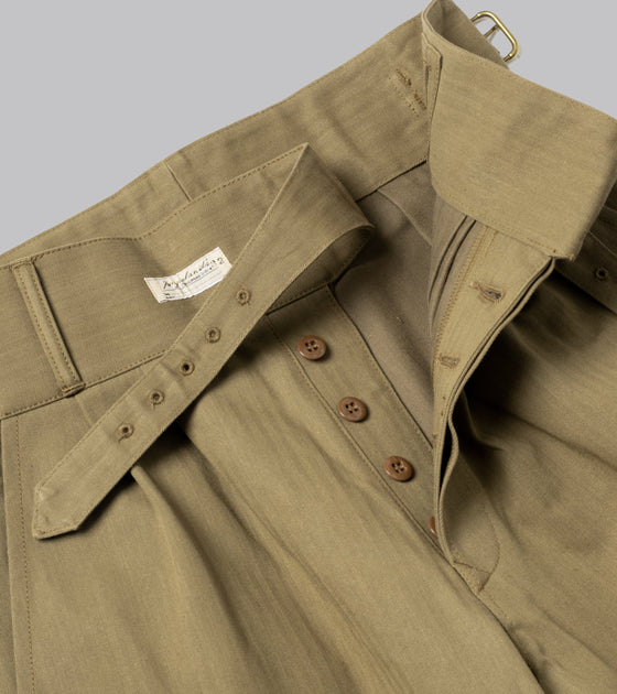 Bryceland's Gurkha Shorts HBT Olive