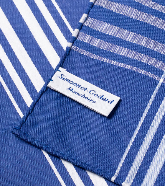Simonnot Godard Montmartre Royal Handkerchief Blue