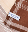 Simonnot Godard Arlequin Handkerchief Brown