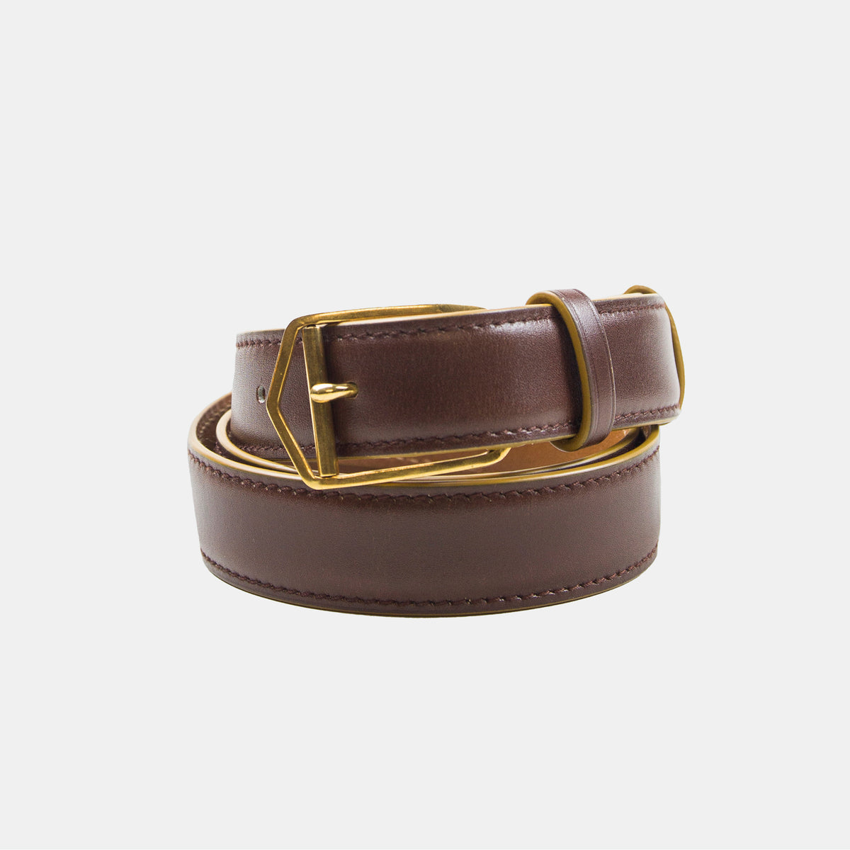 Micillo Italian Brown Patent Leather Belt Luxury Genuine One Size Patent Leather Brown Belts for Women for sale | eBay main image 3