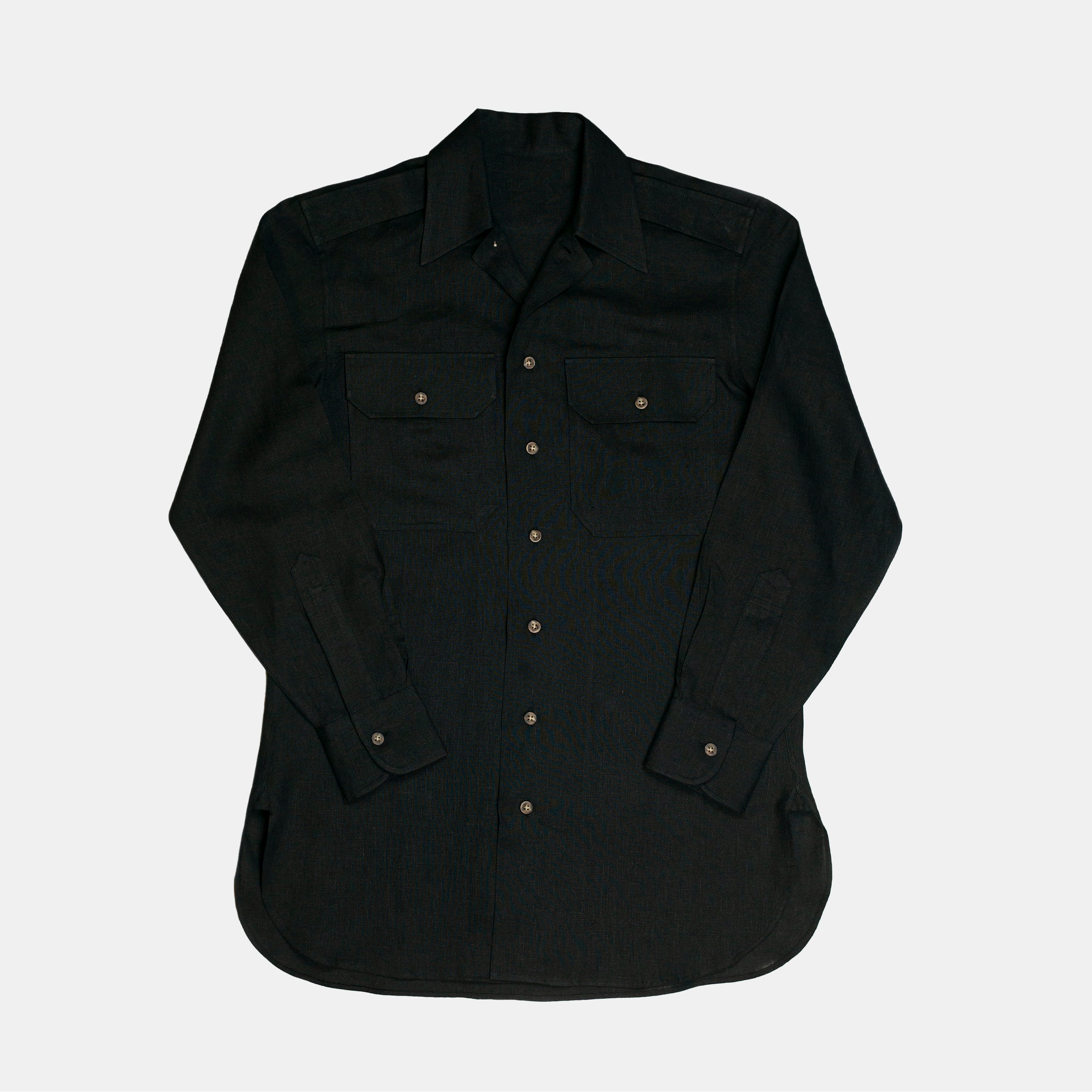 Bryceland's Officer Shirt Black サイズ15 Officer Shirt Black – Bryceland's