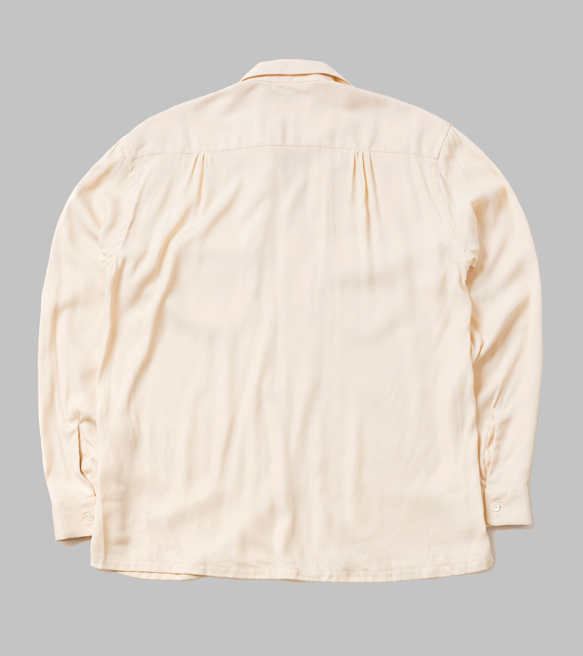 Bryce Landsクリーム色 長袖シャツ フロントポケット付き rayon-cream-05.jpg?crop=center
