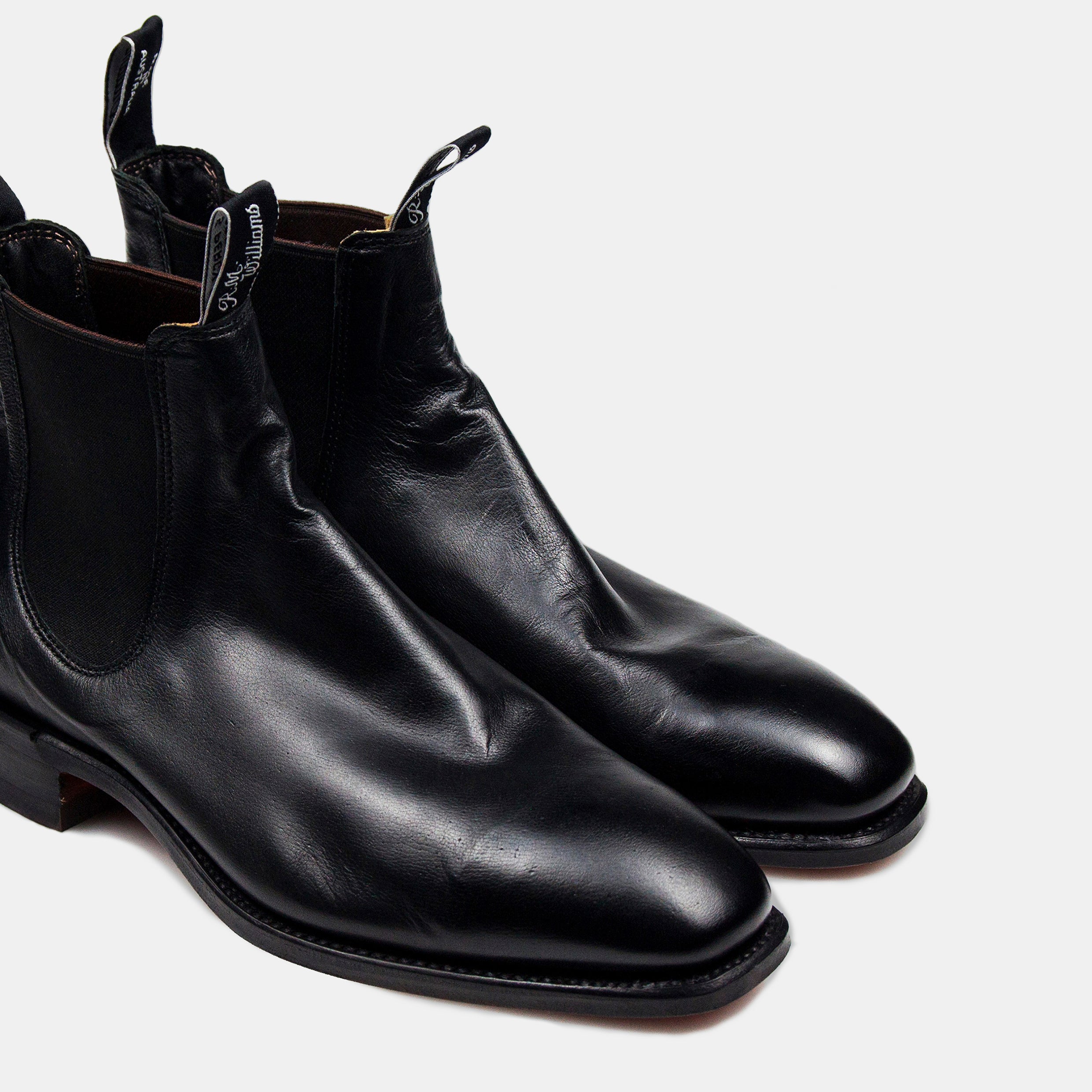R.M.Williams Craftsman Chelsea Boots Black – Bryceland's