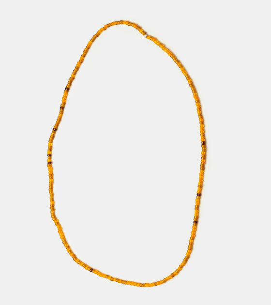 Red Rabbit Golden Hour Glass Bead Necklace