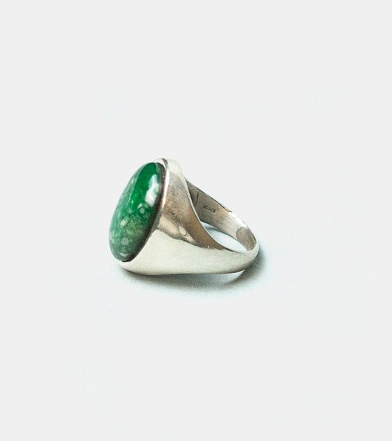 Red Rabbit Large Signet Stone Ring #2 /US7