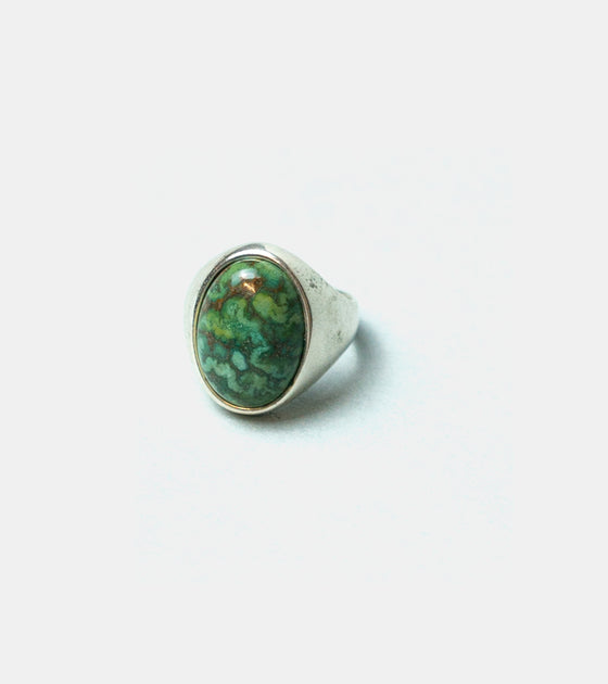 Red Rabbit Large Signet Stone Ring #1 /US9
