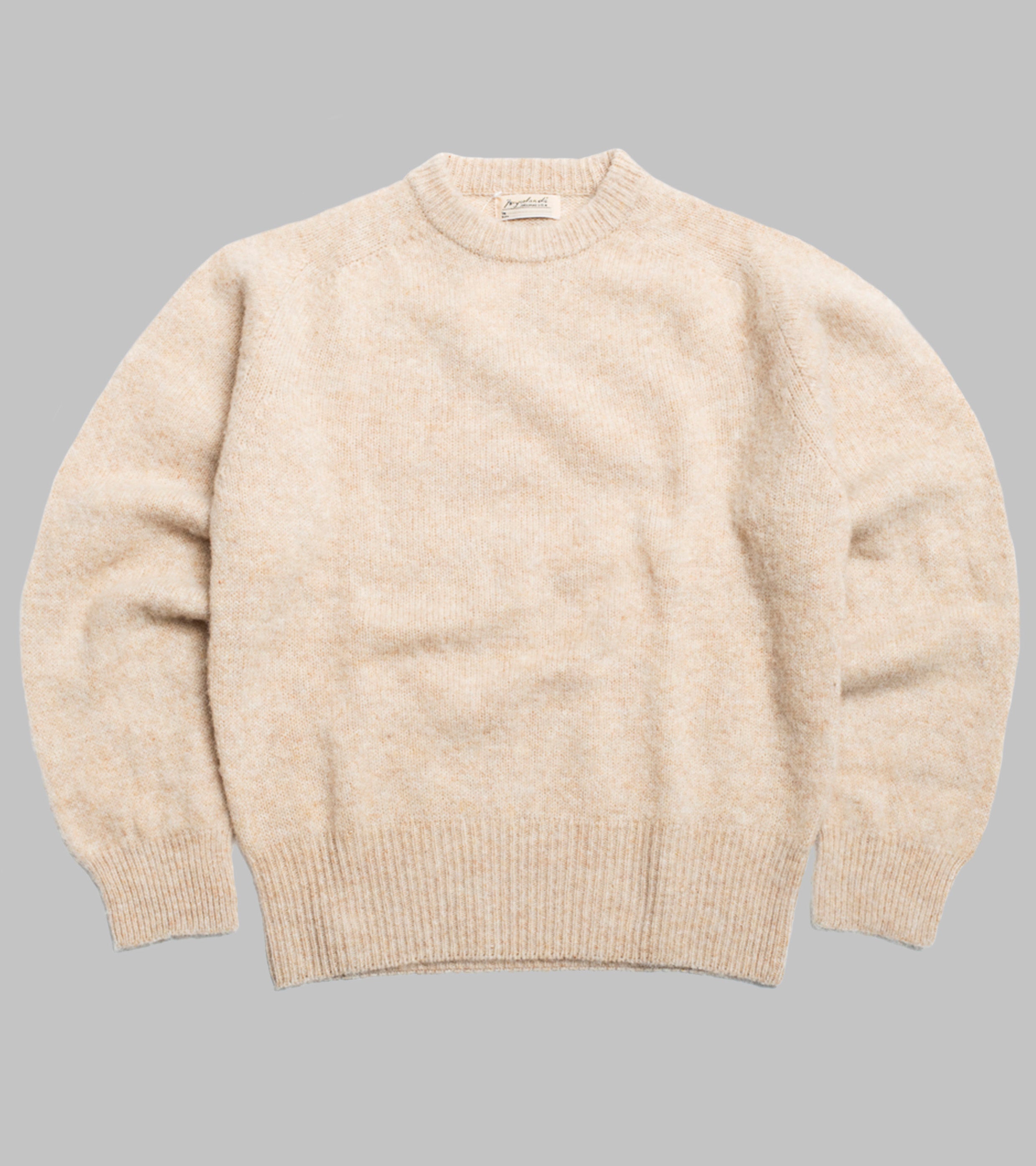 ダルDhal Shetland-Wool sarge Boiled Coat