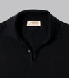 Bryceland's Cotton Short Sleeve ‘Skipper’ Polo Black