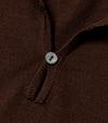 Bryceland's Cotton Short Sleeve ‘Skipper’ Polo Brown