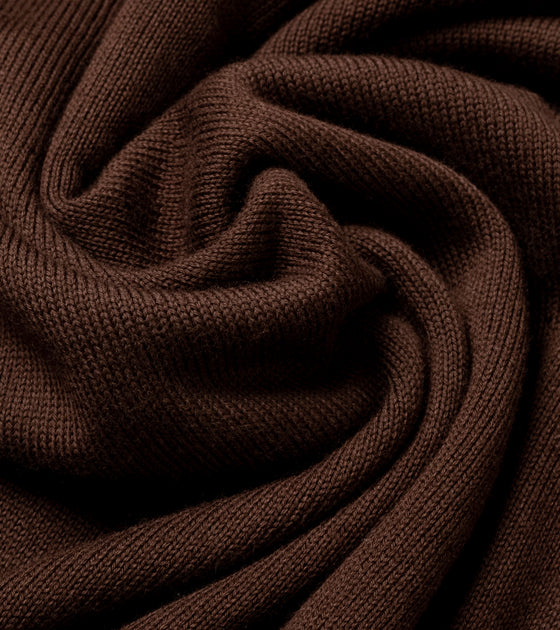Bryceland's Cotton Short Sleeve ‘Skipper’ Polo Brown