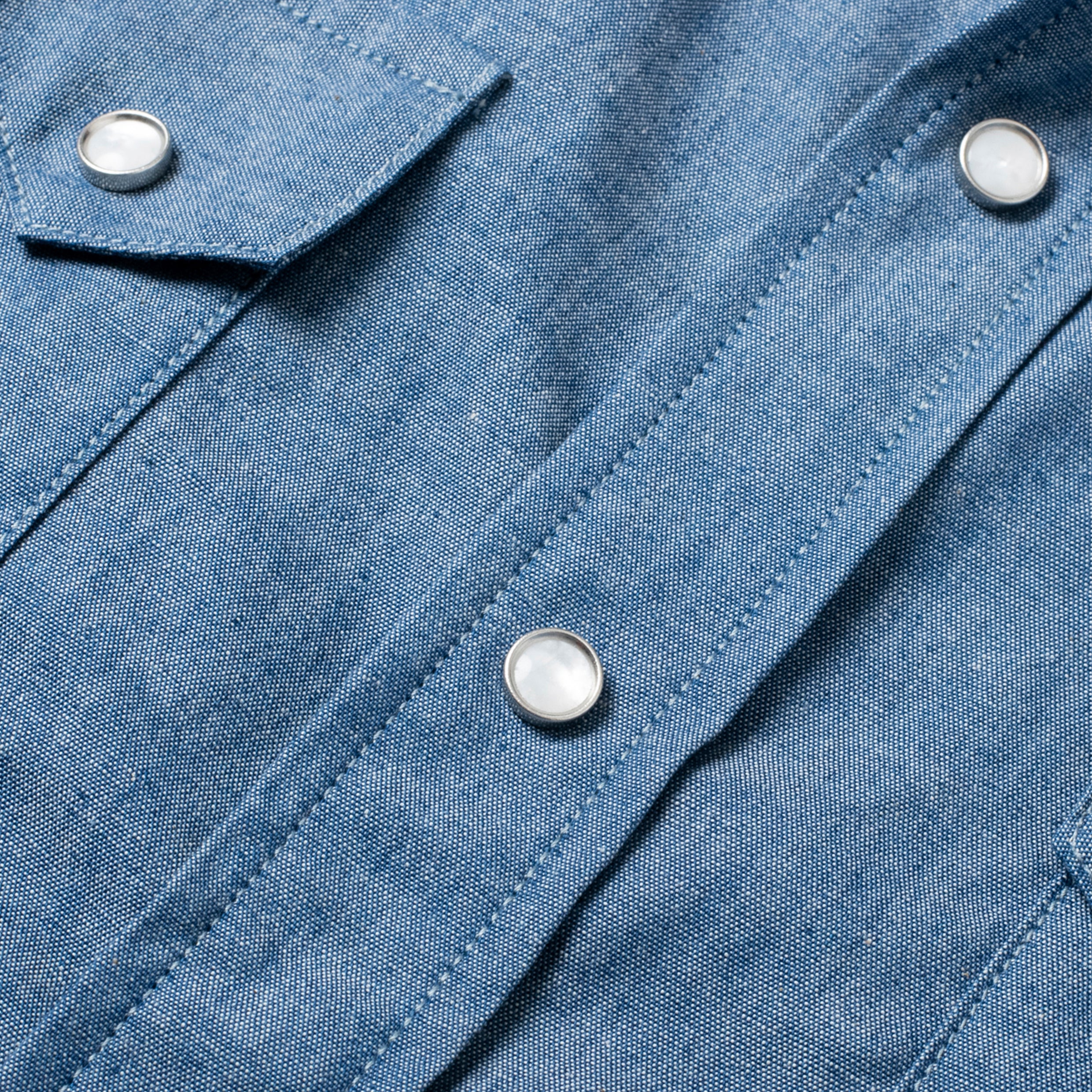 ブライスランズ　Brycelands Sawtooth Westerner Sawtooth Westerner Shirt Chambray | Bryceland's & Co.
