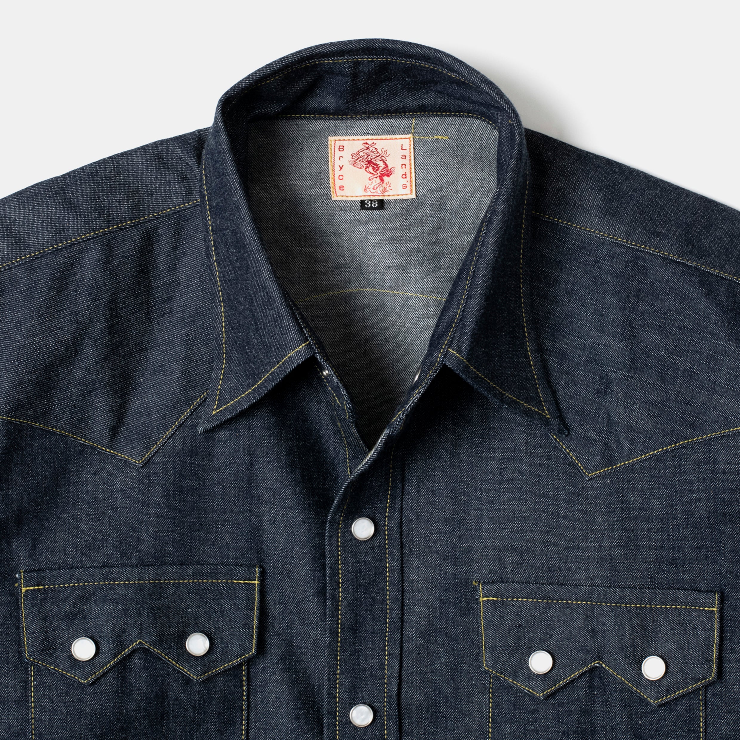 ブライスランズ　Brycelands Sawtooth Westerner Sawtooth Westerner Shirt Denim | Bryceland's & Co.