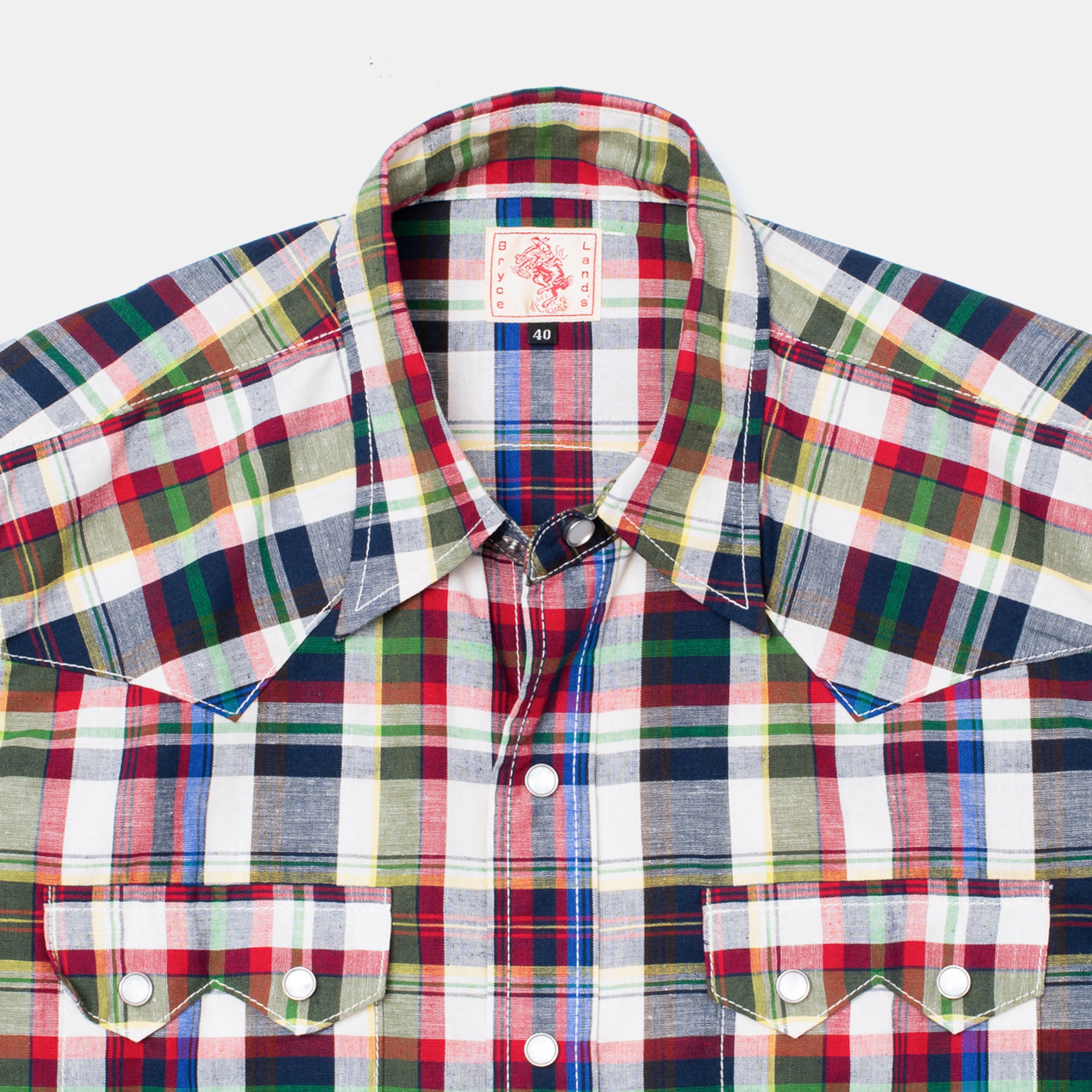 トップス BRYCELAND'S SAWTOOTH WESTERNER RED Sawtooth Westerner Shirt Red Checks | Bryceland's & Co.