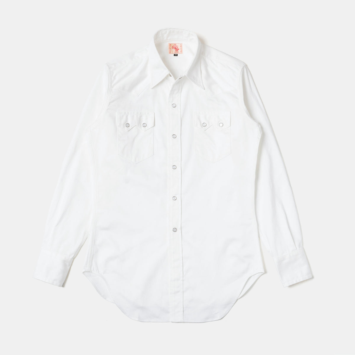 Sawtooth Westerner Shirt White | Bryceland's & Co.