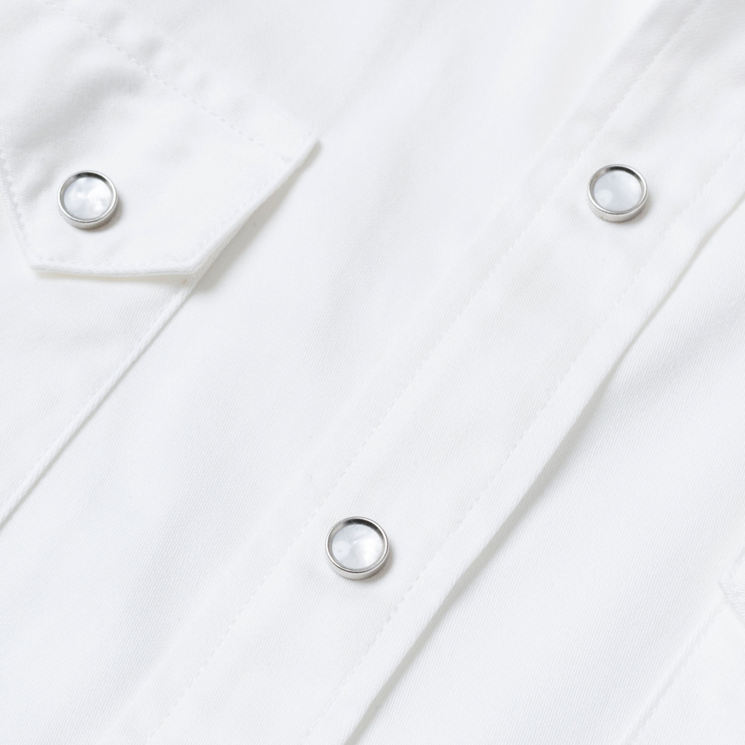 Sawtooth Westerner Shirt White | Bryceland's & Co.