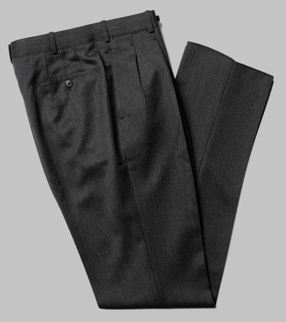 Bryceland's Covert Winston Trousers Charcoal