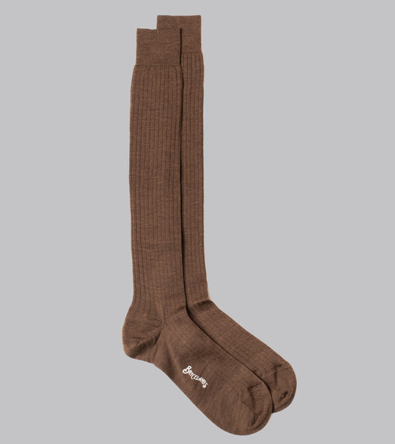 Bryceland's Wool Socks Walnut
