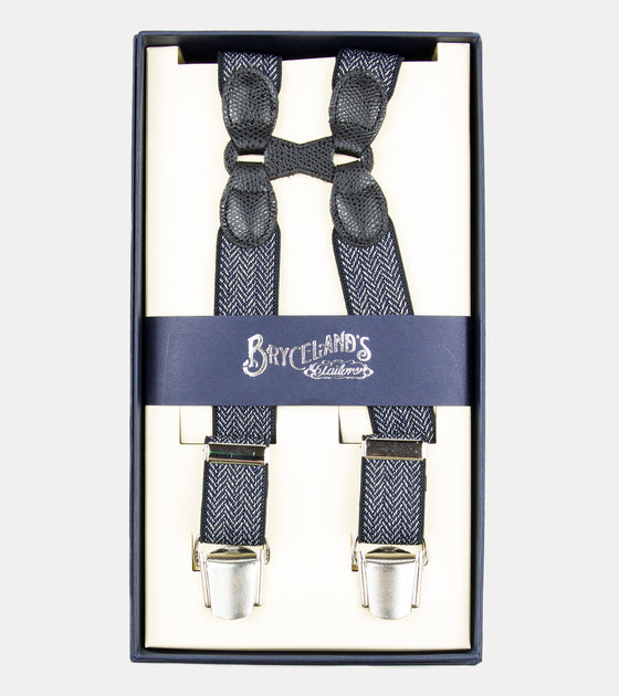Bryceland's Suspenders Herringbone 117