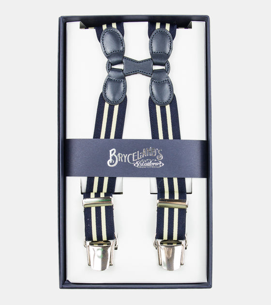 Bryceland's Suspenders Striped 657
