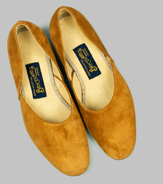 Bryceland's x Bowhill & Elliott Grecian Slippers Brown