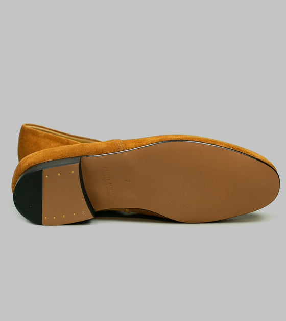 Bryceland's x Bowhill & Elliott Grecian Slippers Brown
