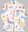 Groovin High Open Collar Shirt Atomic Box White