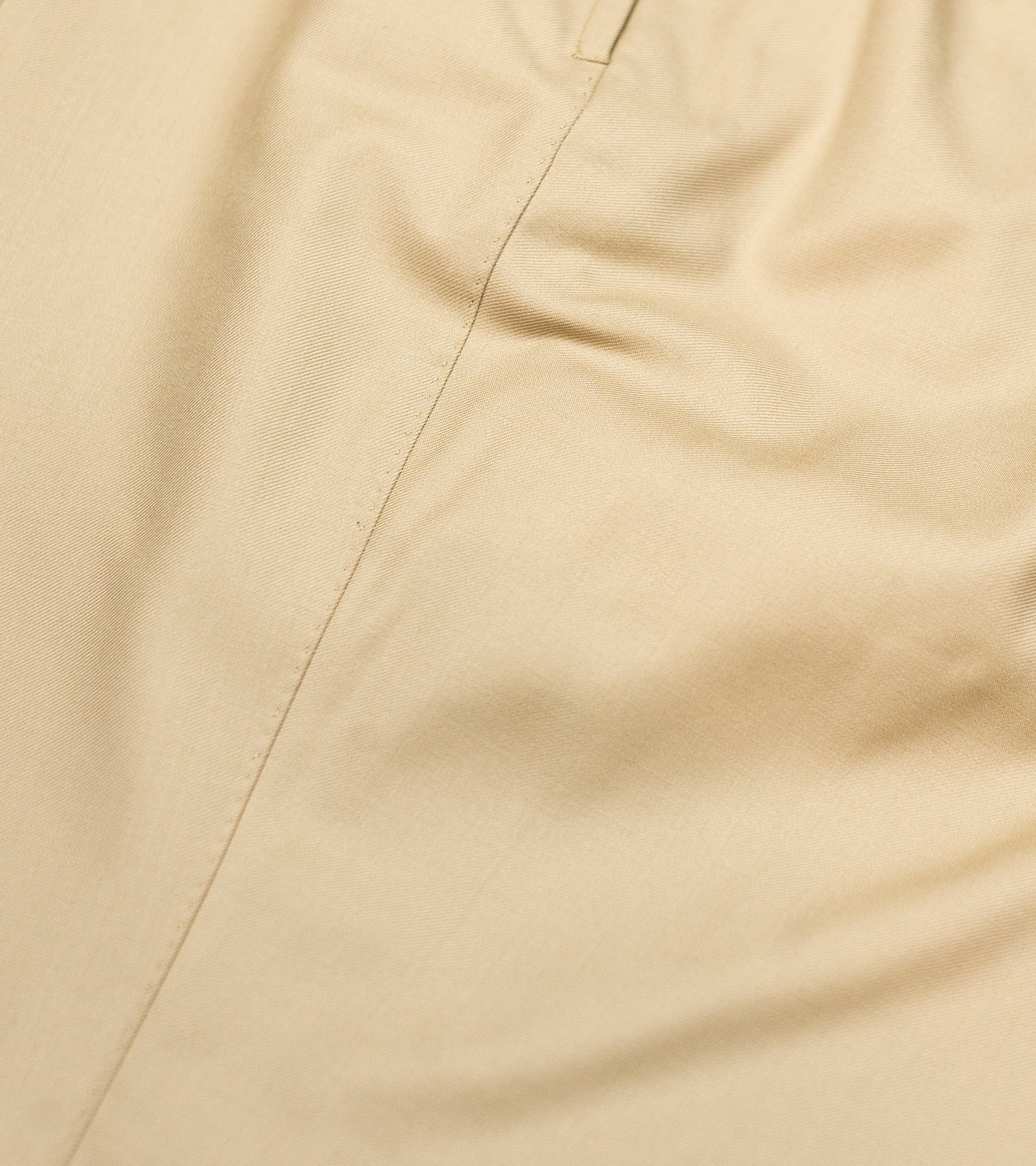 Wool Gabardine Winston Trousers Made-to-Order Beige