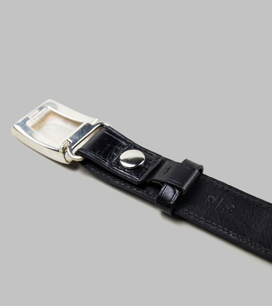 Bryceland's Alligator Belt Black