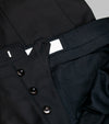 Bryceland's Wool Gabardine Winston Trousers Made-to-Order Black
