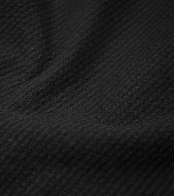 Bryceland's Made-to-Order Bowling Blouson Black Seersucker
