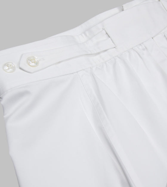 Bryceland's Twill Boxers White