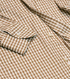 Bryceland's Perfect Button Down Gingham Shirt Caramel