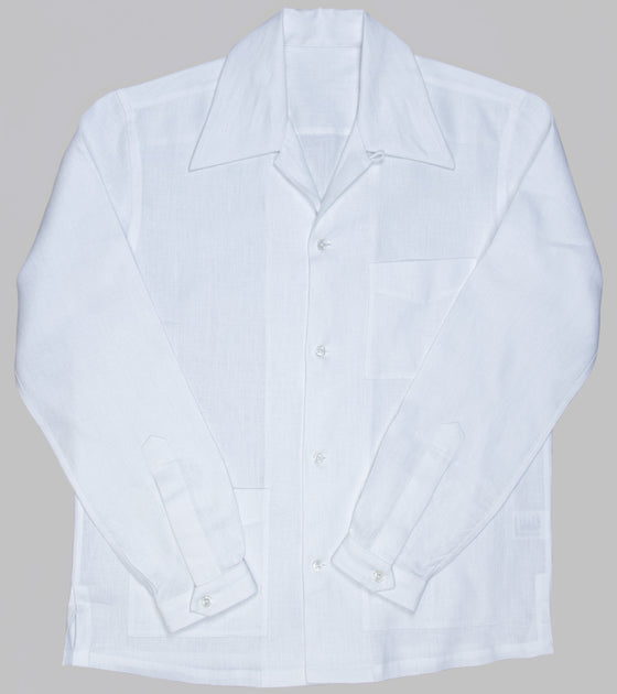 Bryceland's Cabana Shirt Made-to-Measure White