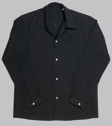  Bryceland's Cabana Shirt Black Seersucker