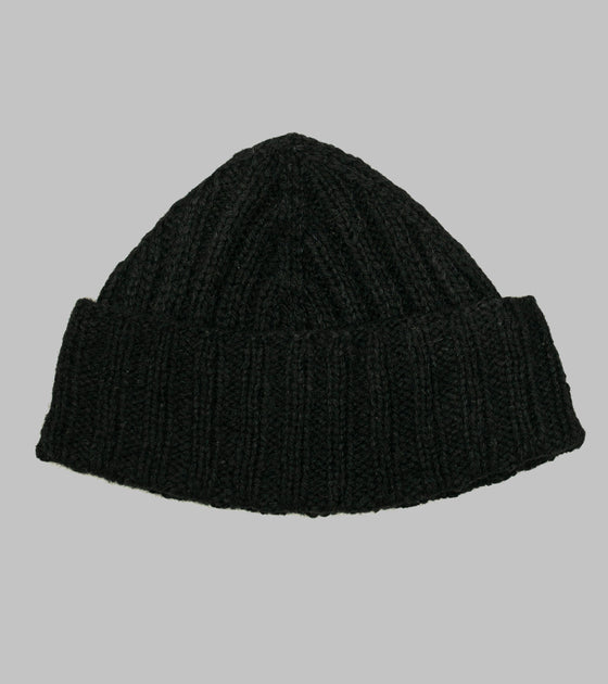 Bryceland's Watch Cap Rib Stitch Black