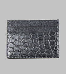  Bryceland's Porosus Card Case Dark Gray